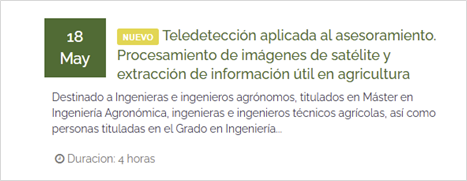 Teledetección aplicada al asesoramiento. Procesamiento de imágenes de satélite y extracción de información útil en agricultura